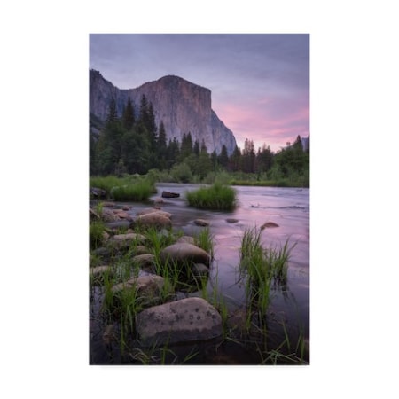 Adam Burton 'Valley View Sunset' Canvas Art,12x19